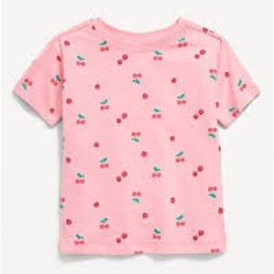 Old NavyPink Cherry Print Kids T-Shirt size 3T